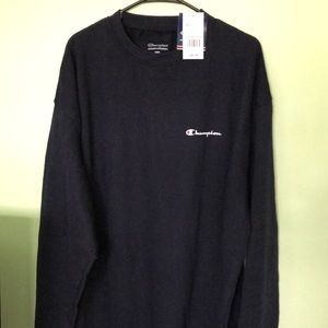 Champion Crew Neck Navy Blue Sweatshirt